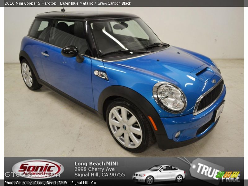 Laser Blue Metallic / Grey/Carbon Black 2010 Mini Cooper S Hardtop