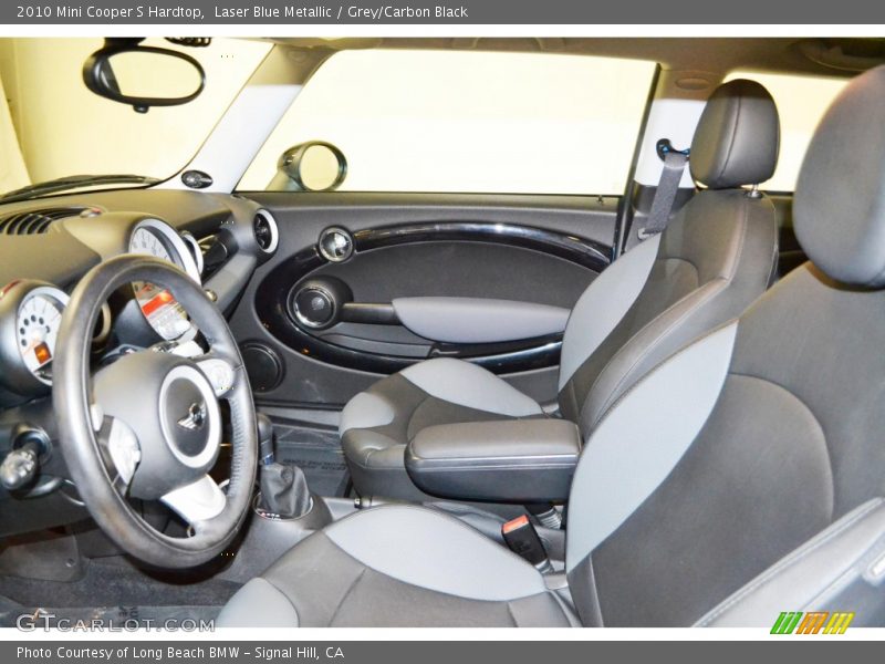 Laser Blue Metallic / Grey/Carbon Black 2010 Mini Cooper S Hardtop