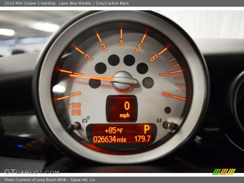 Laser Blue Metallic / Grey/Carbon Black 2010 Mini Cooper S Hardtop