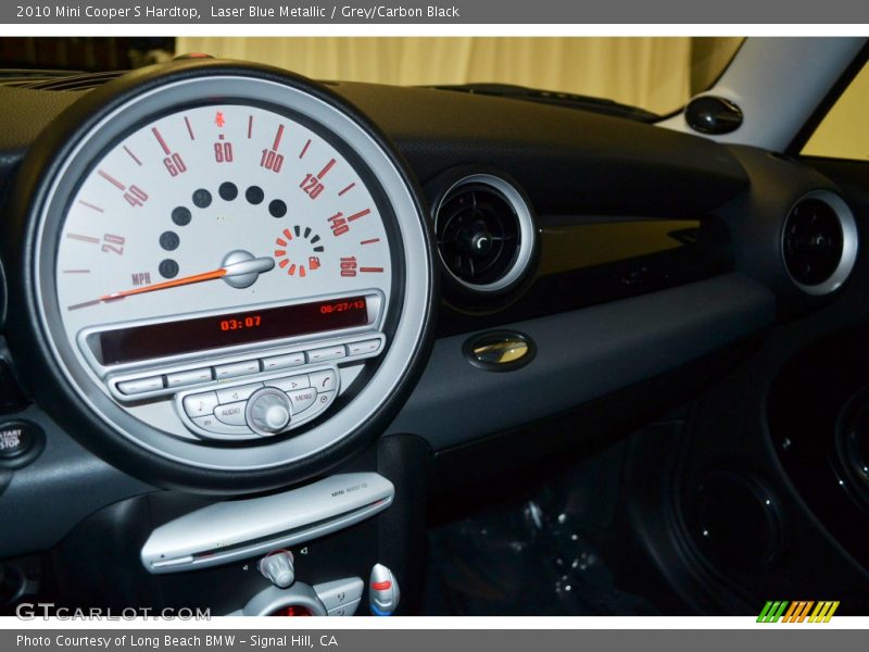 Laser Blue Metallic / Grey/Carbon Black 2010 Mini Cooper S Hardtop