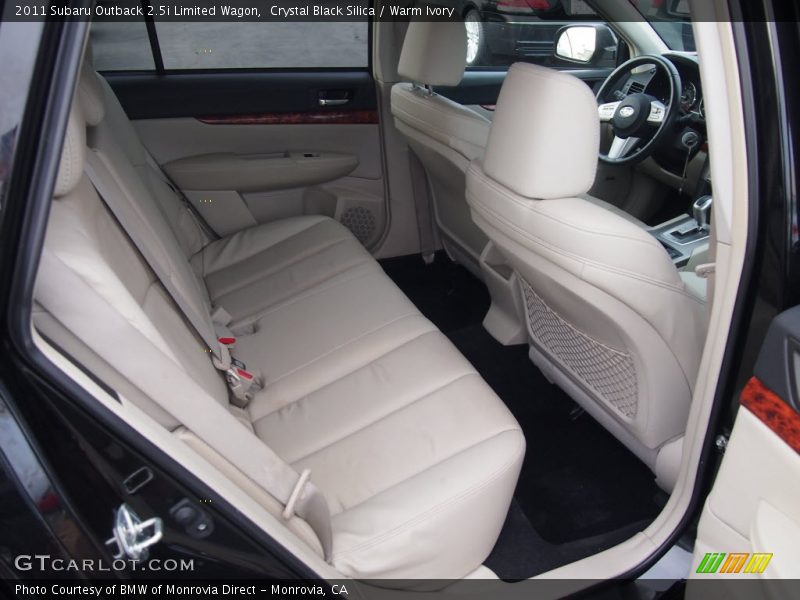 Crystal Black Silica / Warm Ivory 2011 Subaru Outback 2.5i Limited Wagon