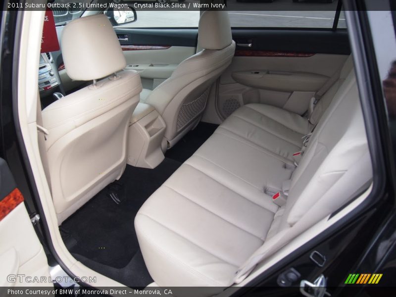 Crystal Black Silica / Warm Ivory 2011 Subaru Outback 2.5i Limited Wagon