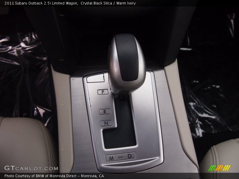 Crystal Black Silica / Warm Ivory 2011 Subaru Outback 2.5i Limited Wagon