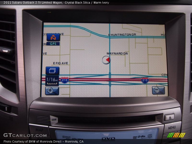 Crystal Black Silica / Warm Ivory 2011 Subaru Outback 2.5i Limited Wagon