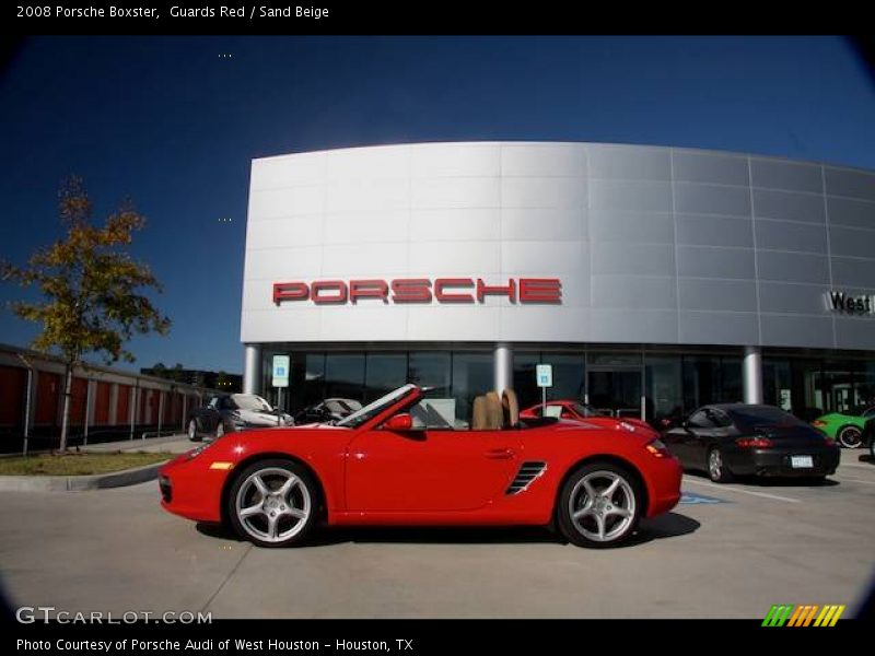 Guards Red / Sand Beige 2008 Porsche Boxster