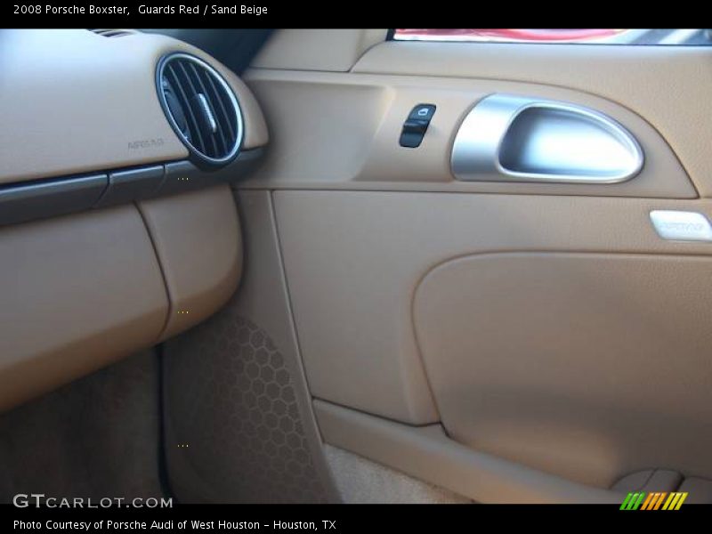 Guards Red / Sand Beige 2008 Porsche Boxster