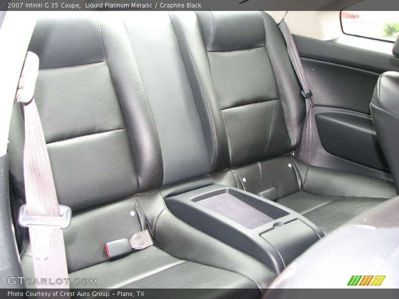 Liquid Platinum Metallic / Graphite Black 2007 Infiniti G 35 Coupe