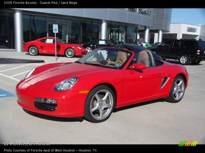 Guards Red / Sand Beige 2008 Porsche Boxster