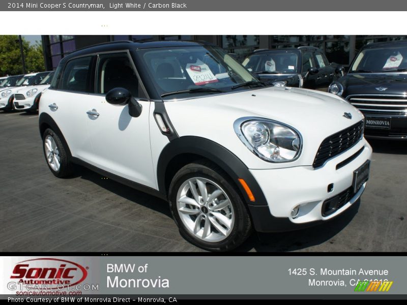 Light White / Carbon Black 2014 Mini Cooper S Countryman