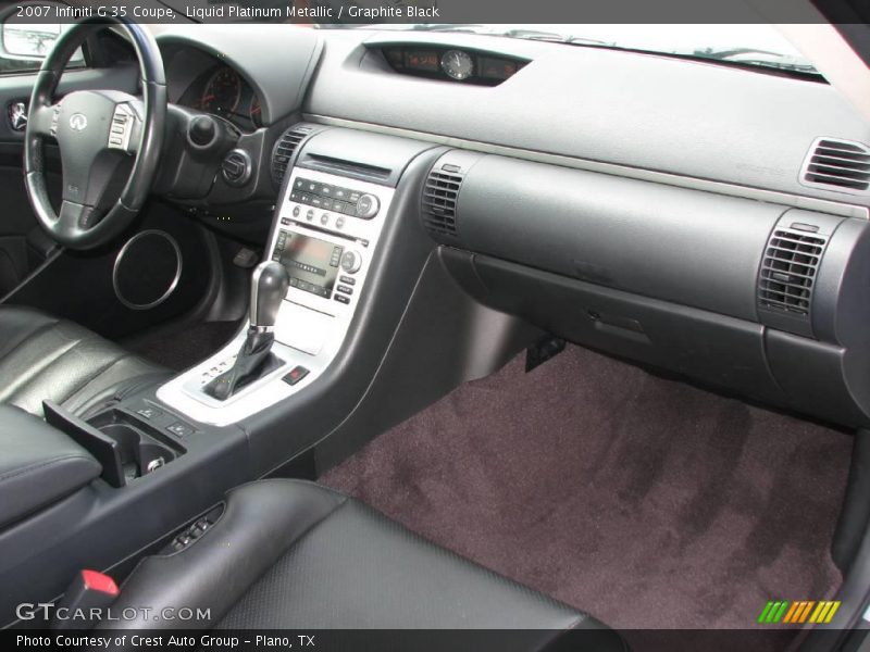 Liquid Platinum Metallic / Graphite Black 2007 Infiniti G 35 Coupe