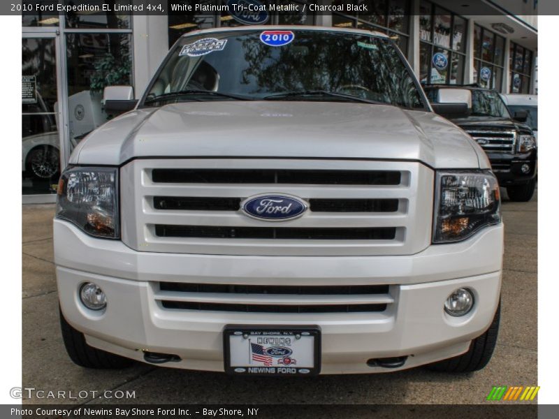 White Platinum Tri-Coat Metallic / Charcoal Black 2010 Ford Expedition EL Limited 4x4