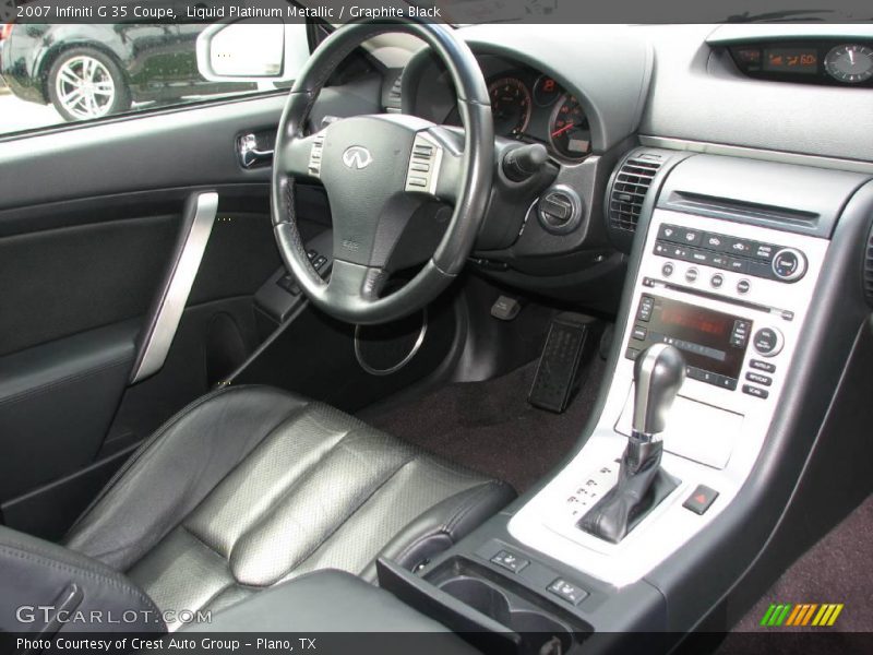 Liquid Platinum Metallic / Graphite Black 2007 Infiniti G 35 Coupe