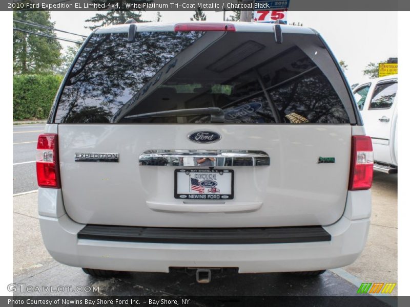 White Platinum Tri-Coat Metallic / Charcoal Black 2010 Ford Expedition EL Limited 4x4