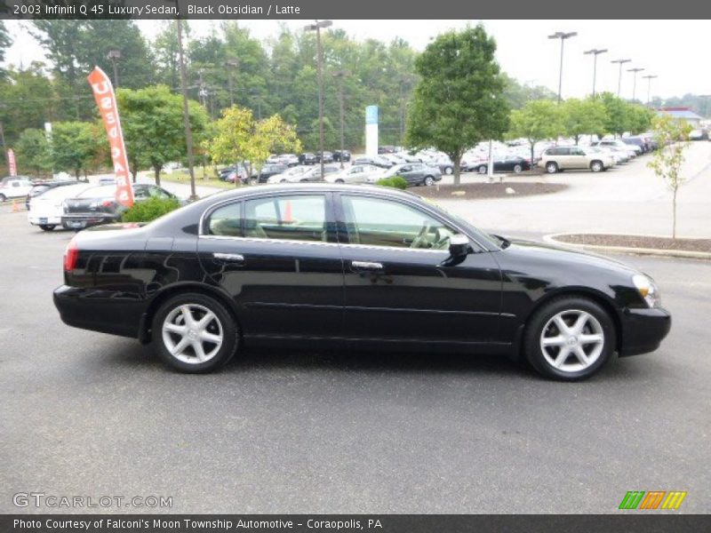 Black Obsidian / Latte 2003 Infiniti Q 45 Luxury Sedan