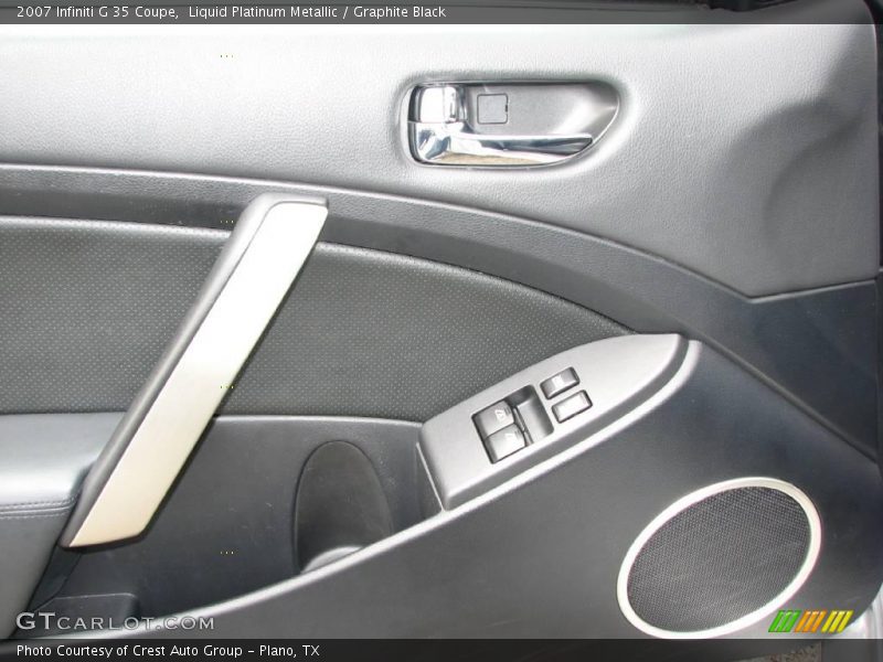 Liquid Platinum Metallic / Graphite Black 2007 Infiniti G 35 Coupe
