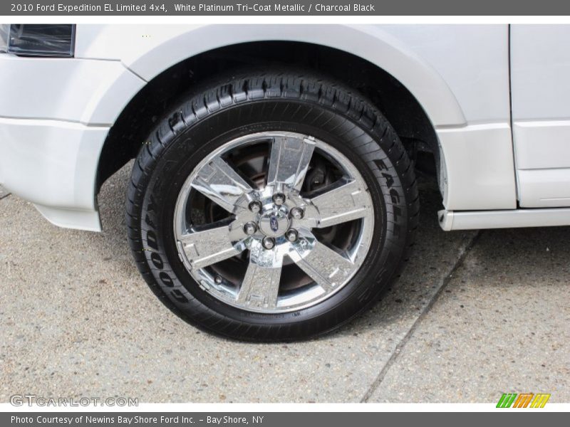 White Platinum Tri-Coat Metallic / Charcoal Black 2010 Ford Expedition EL Limited 4x4