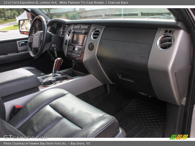 White Platinum Tri-Coat Metallic / Charcoal Black 2010 Ford Expedition EL Limited 4x4