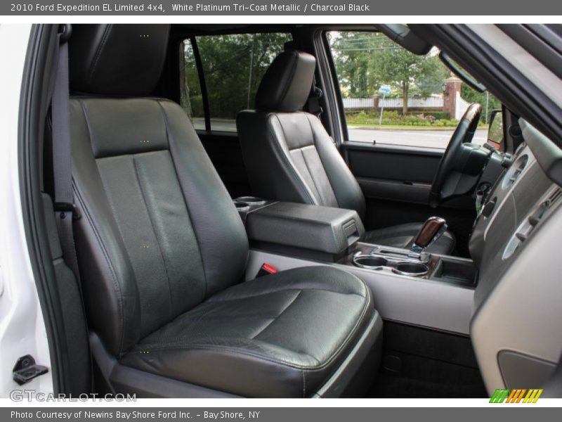 White Platinum Tri-Coat Metallic / Charcoal Black 2010 Ford Expedition EL Limited 4x4