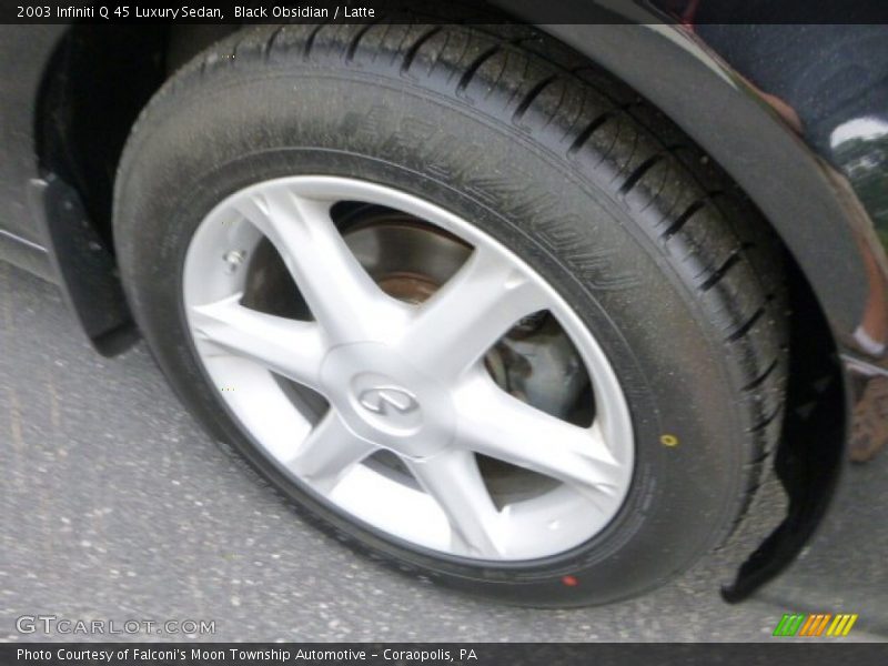 Black Obsidian / Latte 2003 Infiniti Q 45 Luxury Sedan