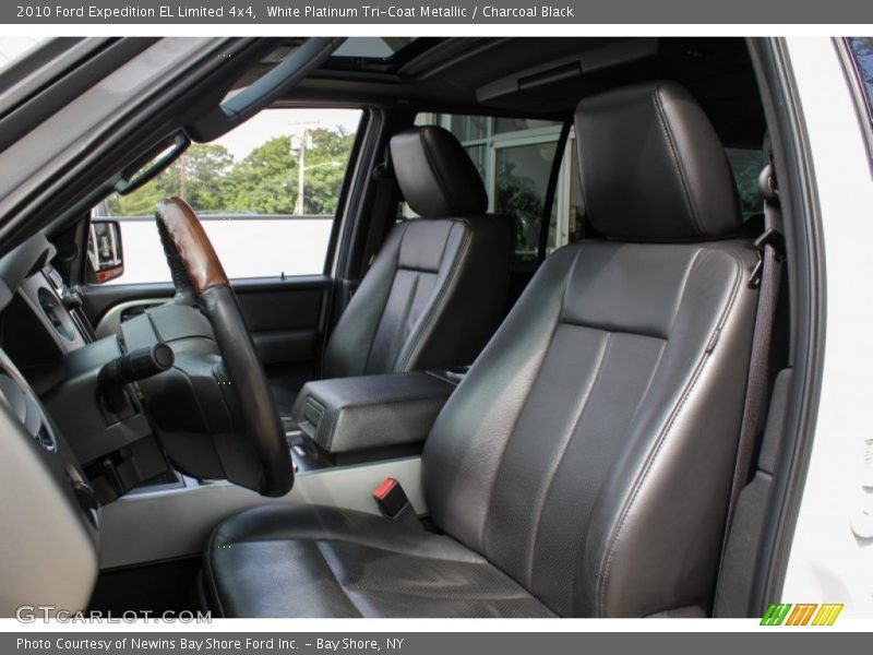White Platinum Tri-Coat Metallic / Charcoal Black 2010 Ford Expedition EL Limited 4x4