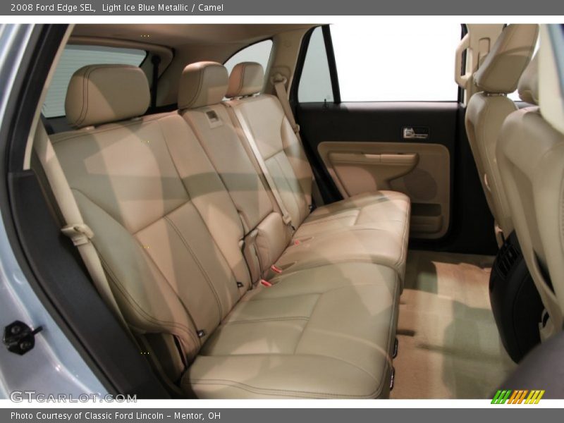 Light Ice Blue Metallic / Camel 2008 Ford Edge SEL
