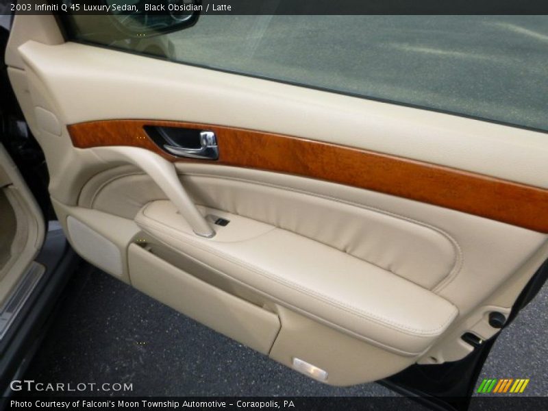 Black Obsidian / Latte 2003 Infiniti Q 45 Luxury Sedan