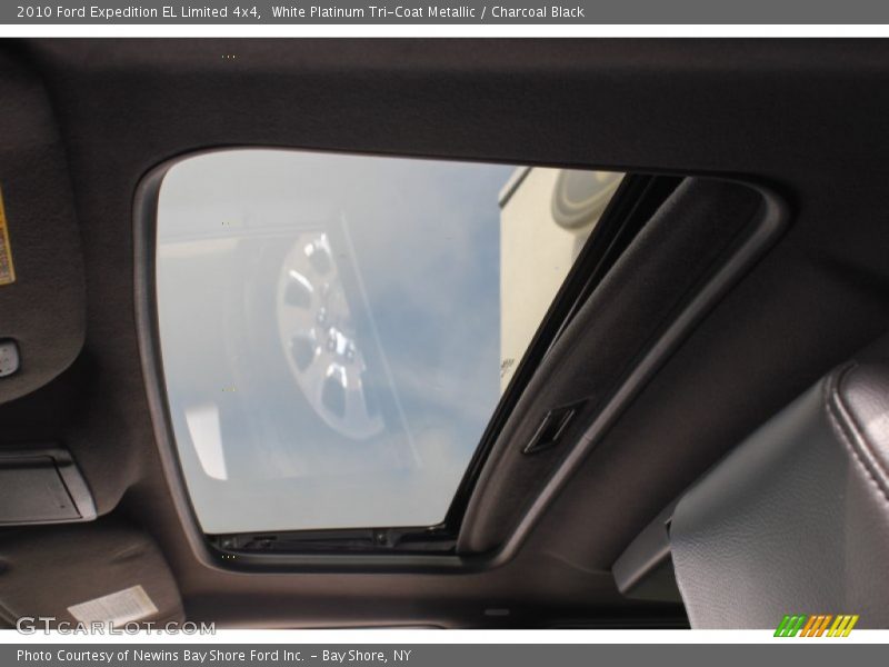 White Platinum Tri-Coat Metallic / Charcoal Black 2010 Ford Expedition EL Limited 4x4