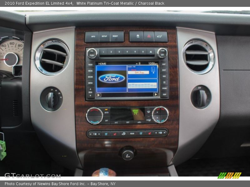 White Platinum Tri-Coat Metallic / Charcoal Black 2010 Ford Expedition EL Limited 4x4