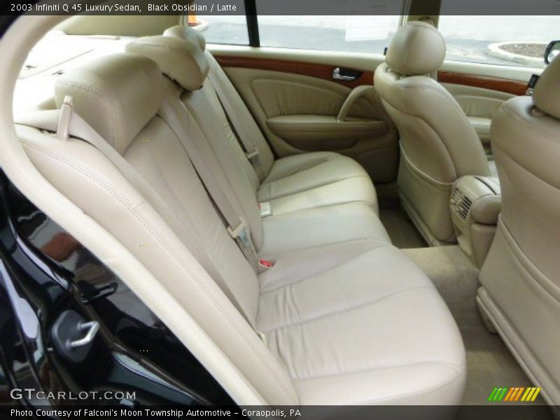 Black Obsidian / Latte 2003 Infiniti Q 45 Luxury Sedan