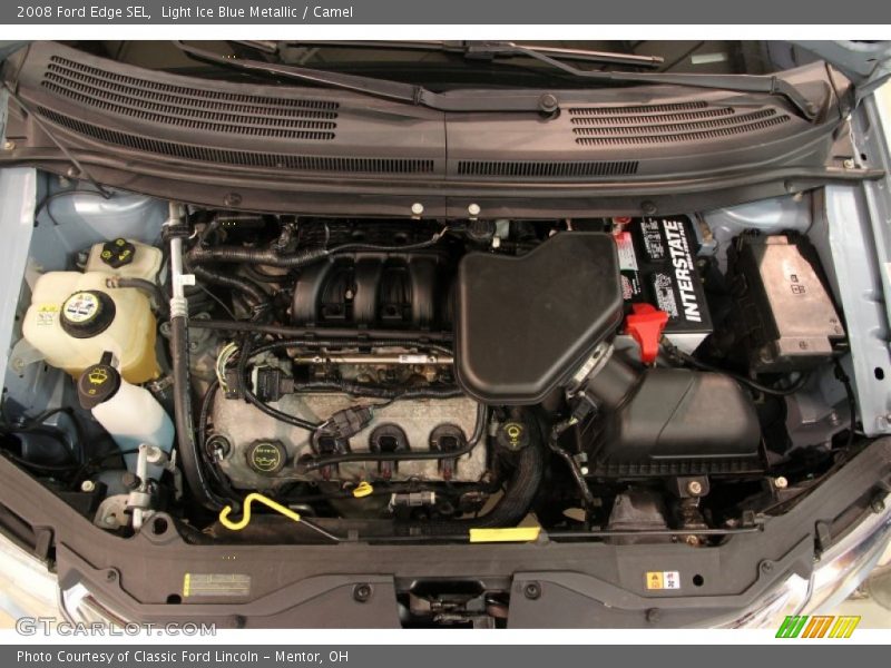 Light Ice Blue Metallic / Camel 2008 Ford Edge SEL