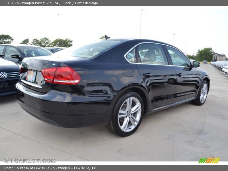 Black / Cornsilk Beige 2014 Volkswagen Passat 2.5L SE