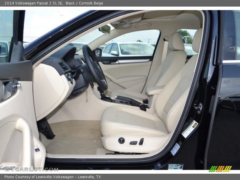 Black / Cornsilk Beige 2014 Volkswagen Passat 2.5L SE