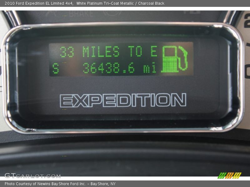 White Platinum Tri-Coat Metallic / Charcoal Black 2010 Ford Expedition EL Limited 4x4