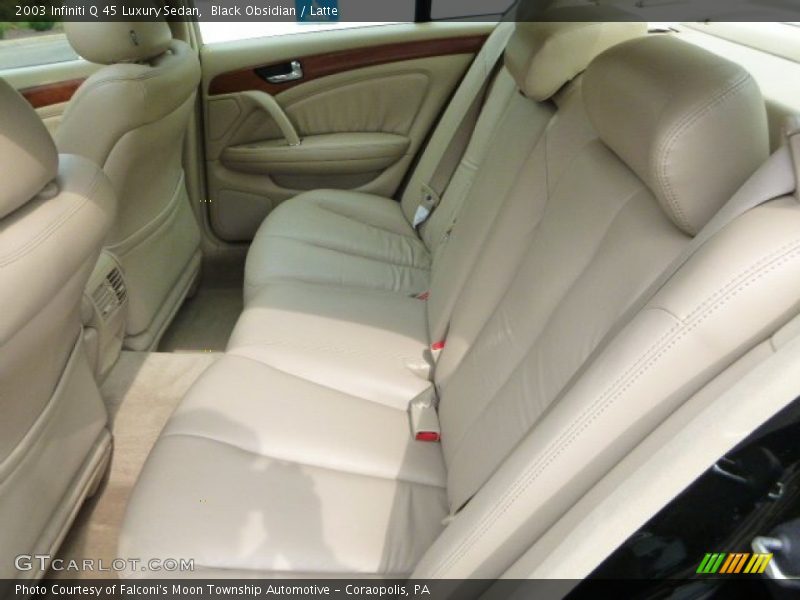Black Obsidian / Latte 2003 Infiniti Q 45 Luxury Sedan
