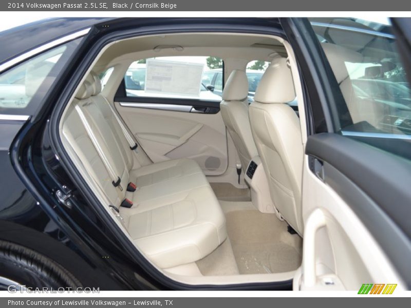 Black / Cornsilk Beige 2014 Volkswagen Passat 2.5L SE