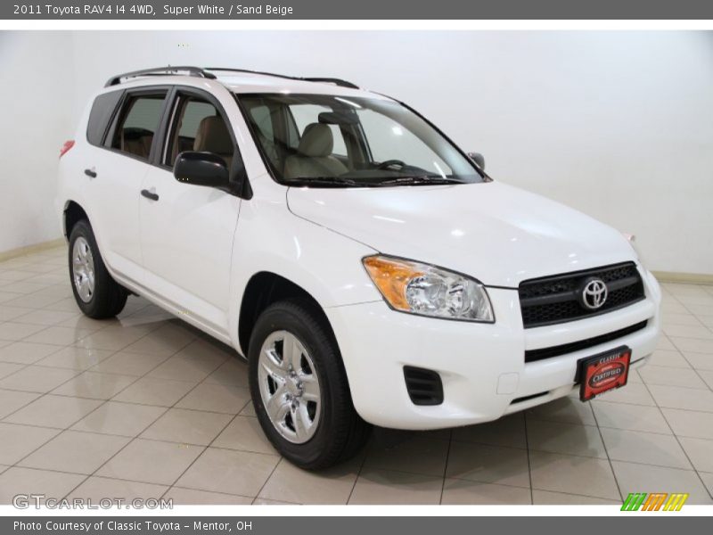 Super White / Sand Beige 2011 Toyota RAV4 I4 4WD