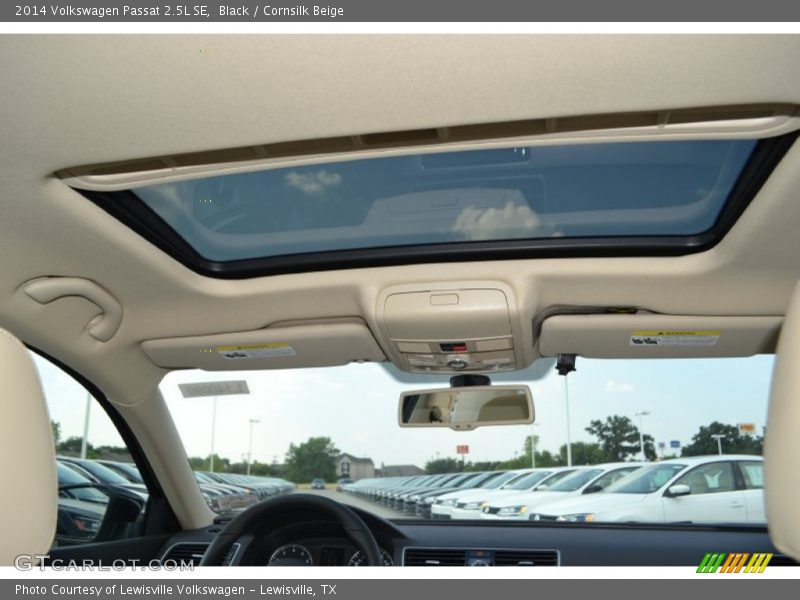Black / Cornsilk Beige 2014 Volkswagen Passat 2.5L SE