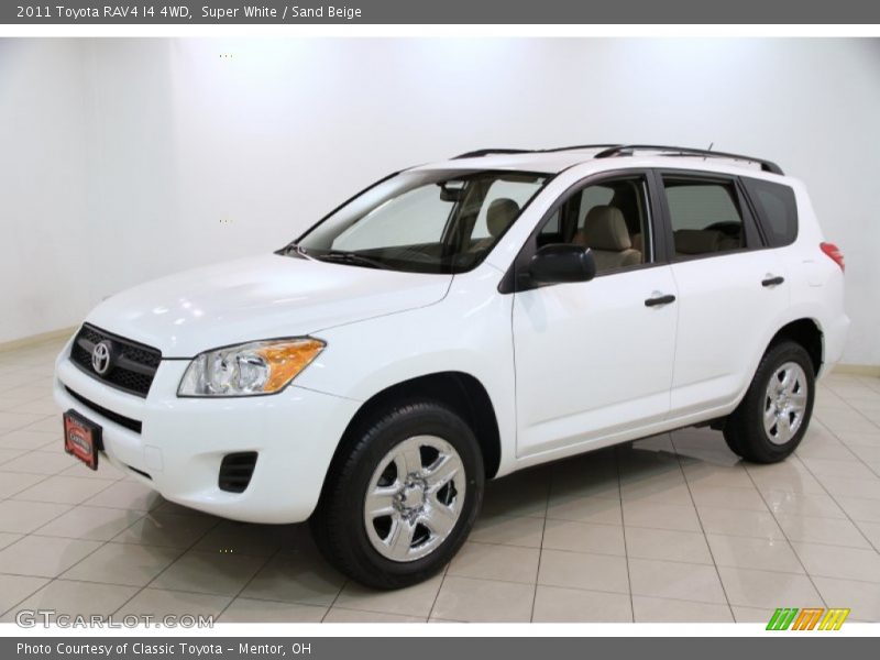 Super White / Sand Beige 2011 Toyota RAV4 I4 4WD