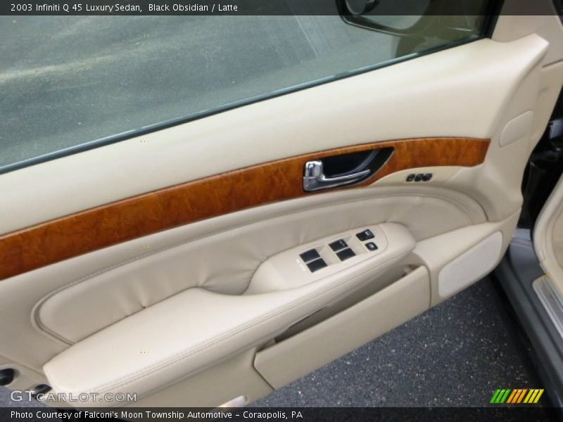 Black Obsidian / Latte 2003 Infiniti Q 45 Luxury Sedan