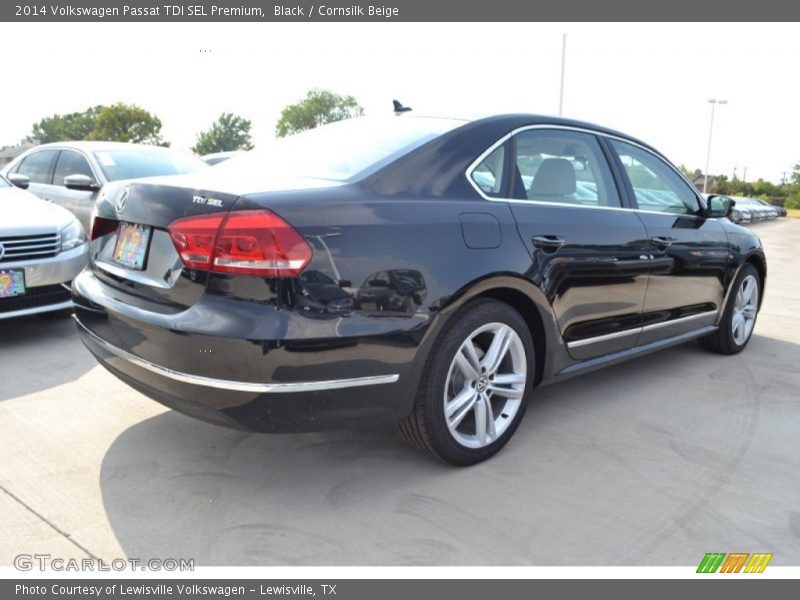 Black / Cornsilk Beige 2014 Volkswagen Passat TDI SEL Premium
