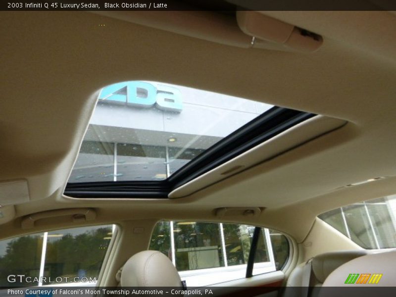 Black Obsidian / Latte 2003 Infiniti Q 45 Luxury Sedan