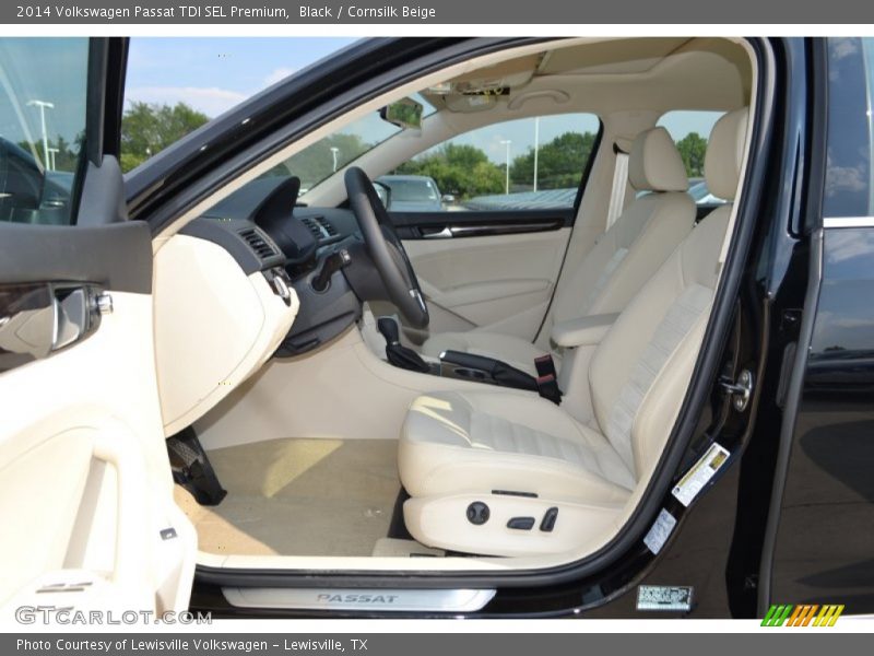 Black / Cornsilk Beige 2014 Volkswagen Passat TDI SEL Premium
