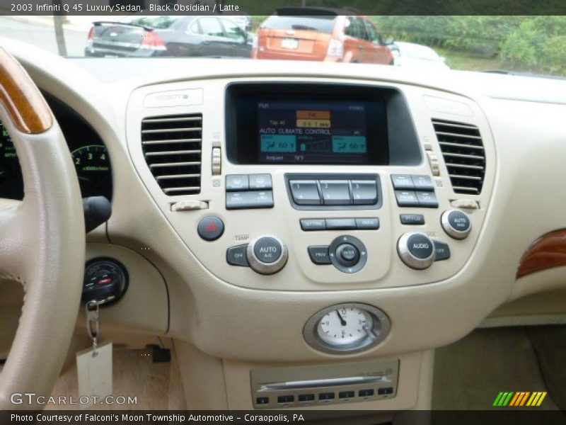 Black Obsidian / Latte 2003 Infiniti Q 45 Luxury Sedan