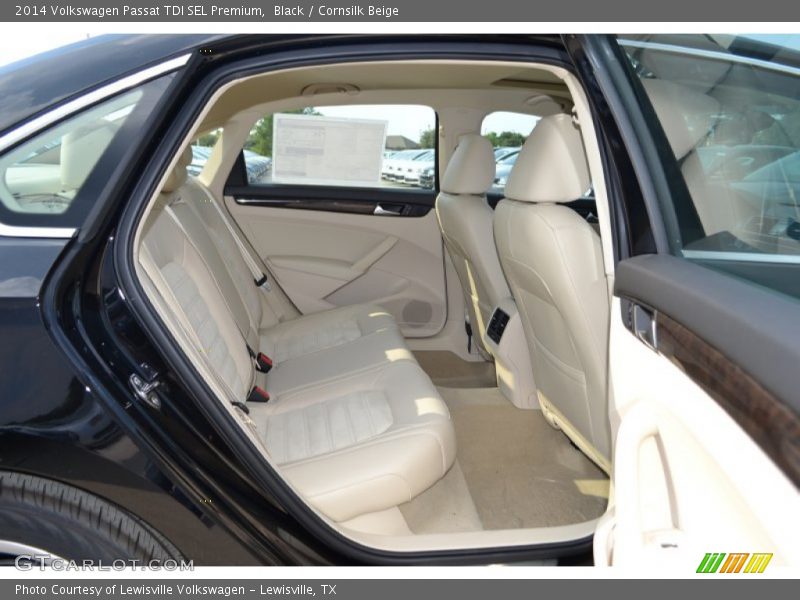 Black / Cornsilk Beige 2014 Volkswagen Passat TDI SEL Premium