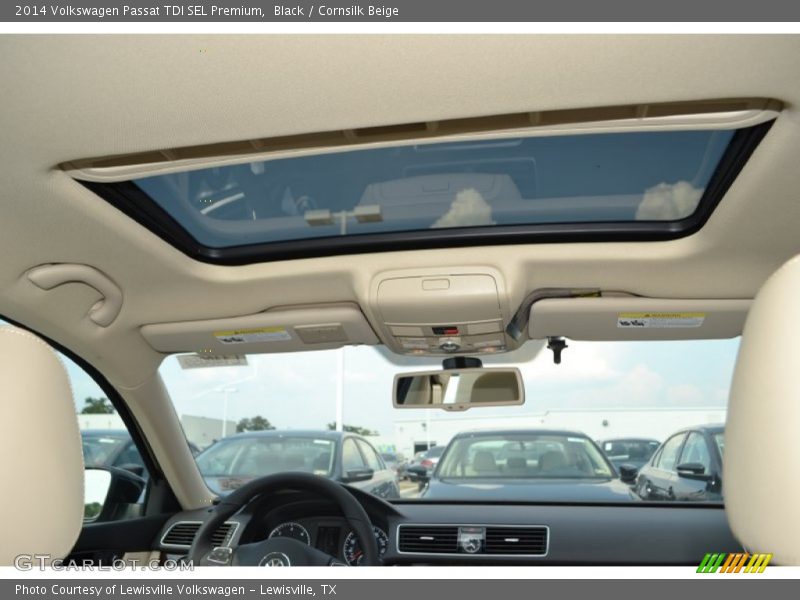 Black / Cornsilk Beige 2014 Volkswagen Passat TDI SEL Premium