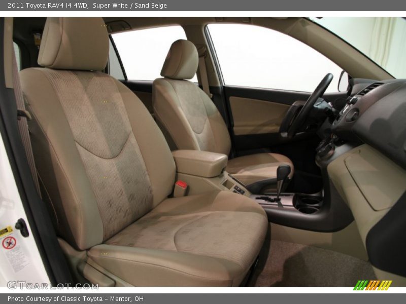 Super White / Sand Beige 2011 Toyota RAV4 I4 4WD