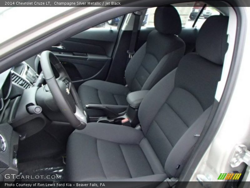 Champagne Silver Metallic / Jet Black 2014 Chevrolet Cruze LT