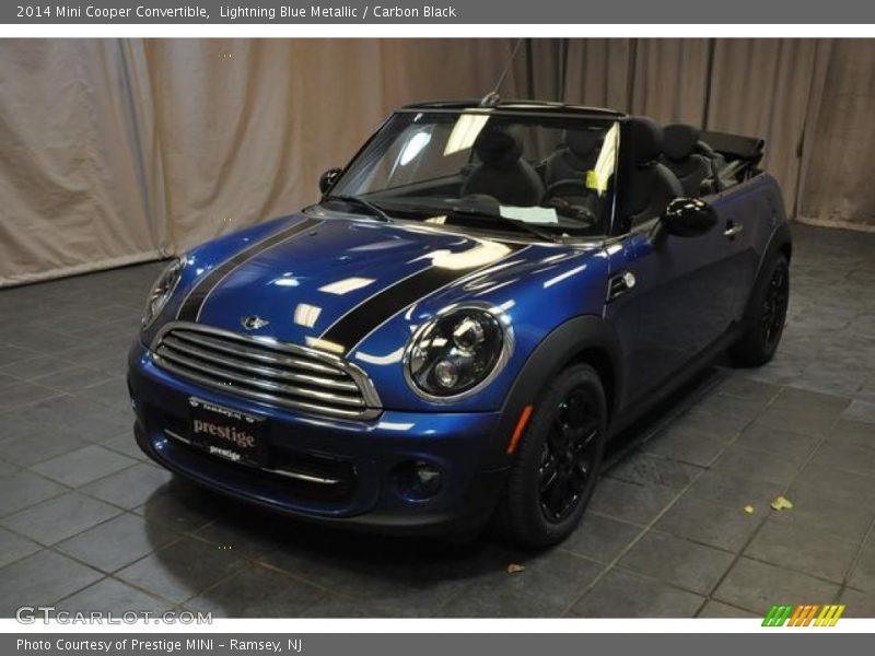 Lightning Blue Metallic / Carbon Black 2014 Mini Cooper Convertible