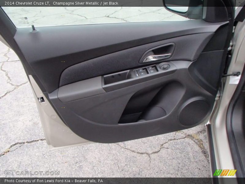 Champagne Silver Metallic / Jet Black 2014 Chevrolet Cruze LT