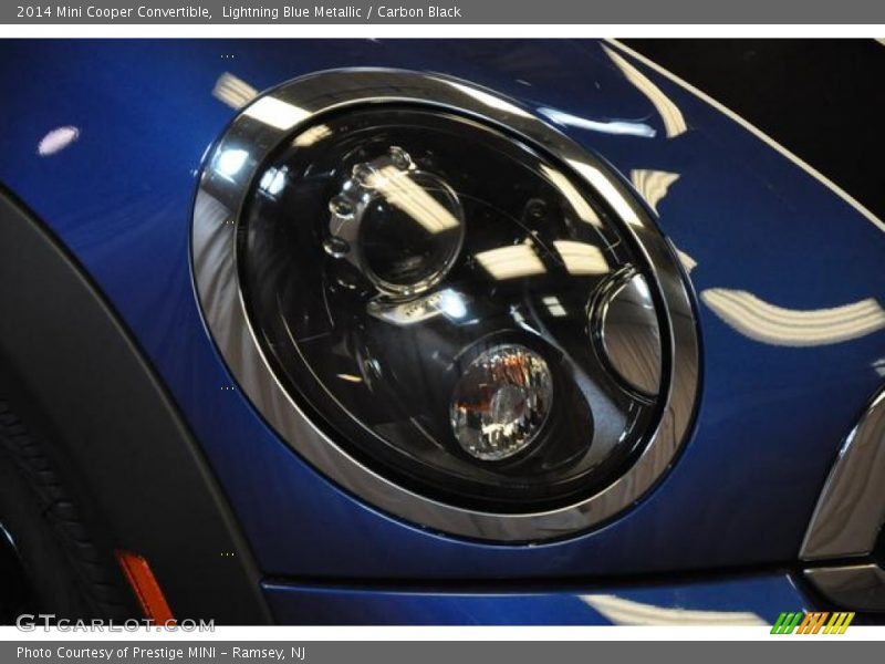 Lightning Blue Metallic / Carbon Black 2014 Mini Cooper Convertible